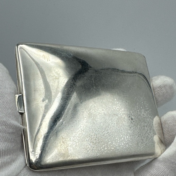Antique 1920'S Serling & 14 K Gold Cigarette Case #626 - Picture 2 of 10